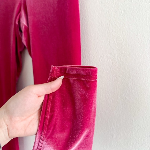 Athleta Elation Velvet Tight Leggings in Pink - Picture 4 of 5